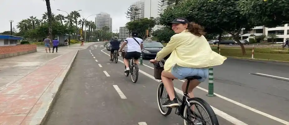 Lima City Tour by Bicycle through Miraflores and Barranco