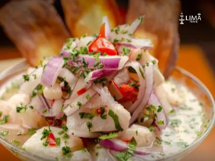 ceviche the typical dish of Lima